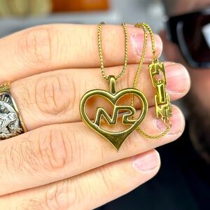 Nina Ricci Gold Plated Heart Necklace